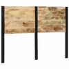 vidaXL Uzglavlje 140 cm Puno drvo Mango i željezo