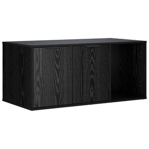 vidaXL Namje&scaron;taj za kavez za mačke Crni hrast 100 x 49 x 45 cm