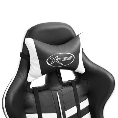 vidaXL Igraća stolica od umjetne kože bijela