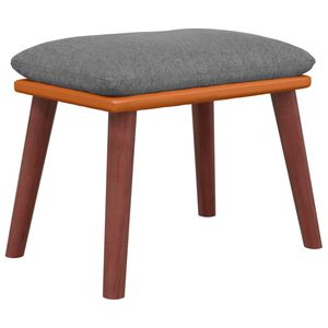 vidaXL Tabure svjetlosivi 45x29,5x35 cm od tkanine i umjetne kože