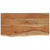 vidaXL Zidna polica 60x30x2,5 cm pravokutna bagremovo drvo živi rub