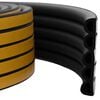 vidaXL Samoljepiva brtvila za prozore Crna 9 x 8 mm 12 m EPDM pjena