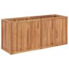vidaXL Vrtna posuda za sadnju 150 x 50 x 70 cm od masivne tikovine