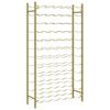 vidaXL Stalak za vino za 72 boce zlatni metalni