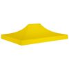 vidaXL Krov za &scaron;ator za zabave 4,5 x 3 m žuti 270 g/m&sup2;