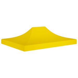 vidaXL Krov za &scaron;ator za zabave 4,5 x 3 m žuti 270 g/m&sup2;