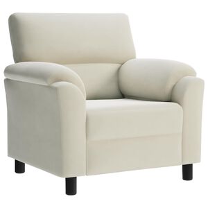 vidaXL Sofa Krem 94 x 85 x 93 cm Bar&scaron;un