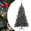vidaXL Umjetno božićno drvce Zelena 150 cm PVC, Plastika i Čelik