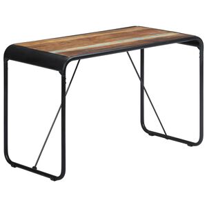 vidaXL Blagovaonski stol od masivnog obnovljenog drva 118 x 60 x 76 cm