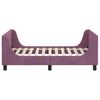 vidaXL Krevet za djecu s uzglavljem Ljubičasta 80 x 160 cm Bar&scaron;un