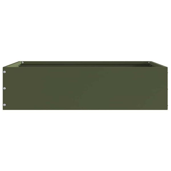 vidaXL Ograda oko Travnjaka 6 pcs Maslinasto zelena 50 x 50 x 13 cm