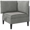 vidaXL Sofa s pohranom Svjetlosiva Bar&scaron;un