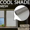 vidaXL Žične Ograde 100 x 500 cm Mesh Nehrđajući čelik 201 Srebrna