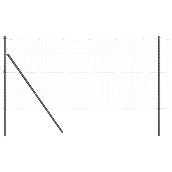 vidaXL Stup za ogradu 26 pcs Siva 3,2 x 3,2 x 190 cm