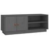 vidaXL TV ormarić sivi 105 x 34 x 40 cm od masivne borovine