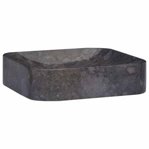 vidaXL Umivaonik crni 40 x 40 x 10 cm mramorni