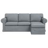 vidaXL Sofa Svijetlo siva