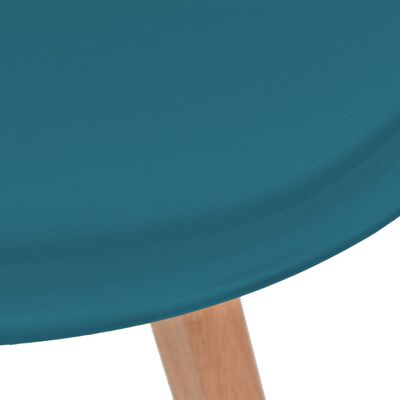 vidaXL Blagovaonske stolice 2 kom tirkizne plastične