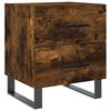 vidaXL Noćni ormarić boja hrasta 40x35x47,5 cm od konstruiranog drva
