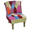 vidaXL Francuske stolice od tkanine 2 kom patchwork dizajn