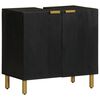 vidaXL Kupaonski ormarić umivaonik crni 62x33x58 cm konstruirano drvo