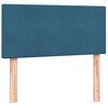 vidaXL Box Spring krevet s madracem tamnoplavi 100x220 cm bar&scaron;un