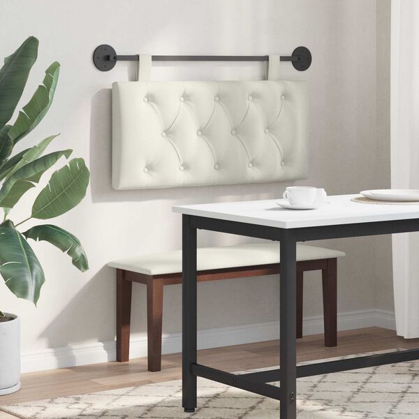 vidaXL Držeće uzglavlje Zidne Krema 100 x 55 x 7 cm Bar&scaron;un