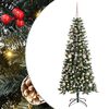 vidaXL Umjetno božićno drvce Zelena 150 cm PVC, Plastika i Čelik