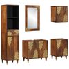 vidaXL Set ormarića za kupaonicu 5 kom. Medeno smeđa 62 x 33 x 58 cm