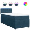 vidaXL Box spring krevet s madracem plavi 80 x 200 cm bar&scaron;unasti