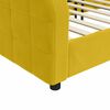 vidaXL Dnevni krevet žuti 90 x 200 cm bar&scaron;unasti