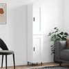 vidaXL Visoka komoda bijeli 34,5x34x180 cm od konstruiranog drva