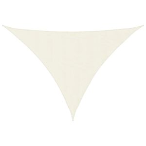 vidaXL Jedro za za&scaron;titu od sunca od tkanine trokutasto 3x4x5 m krem