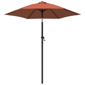 vidaXL Suncobran boja cigle 200 x 224 cm aluminijski