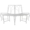 vidaXL Klupa pod drvetom 4-Broj sjedala 160 x 80 x 89 cm Čelik