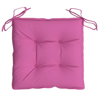 vidaXL Jastuci za stolice 6 kom ružičasti 40 x 40 x 7 cm od tkanine