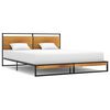 vidaXL Okvir za krevet metalni 140 x 200 cm