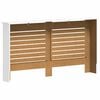 vidaXL Pokrovi za radijator 2 kom bijeli 152 x 19 x 81,5 cm MDF