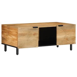 vidaXL Stol za kavu smeđi 100x54x40 cm Puno drvo Mango