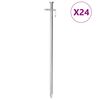 vidaXL Klinovi za &scaron;ator 24 kom 30 cm 8 mm od pocinčanog čelika