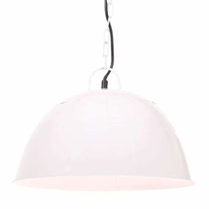 vidaXL Industrijska viseća svjetiljka 25 W bijela okrugla 41 cm E27