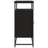 vidaXL Komoda crna 100 x 35 x 80 cm od konstruiranog drva