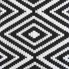 vidaXL Vanjski tepih ARAKIL bijelo-crni 190 x 290 cm PP