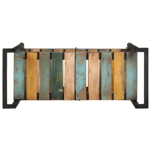 vidaXL Kuhinjska kolica 87x 36 x 81 cm od masivnog obnovljenog drva