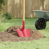 vidaXL Glava lopate Crvena 39,5 x 27,5 cm Čelik s prahom premazan