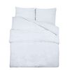 vidaXL Set posteljine za poplun bijeli 240x220 cm lagana mikrovlakna