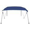 vidaXL Tenda bimini s 4 luka plava 243 x 196 x 137 cm