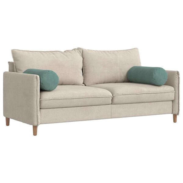 vidaXL Valjkasti jastučići 2 pcs Morska zelena Ø 25 x 70 cm