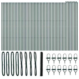 vidaXL Stup za ogradu Zelena