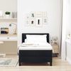 vidaXL Krevet s opruga kutije s madracem Crna 200 x 100 cm Poliester